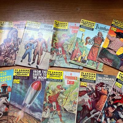 Classics Illustrated comic books