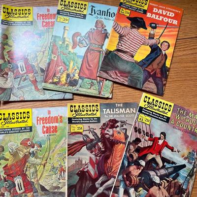 Classics Illustrated comic books