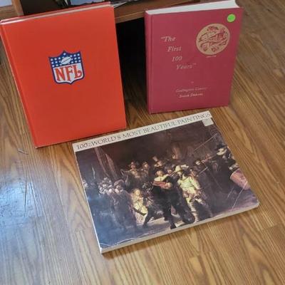 Bookshelf with books