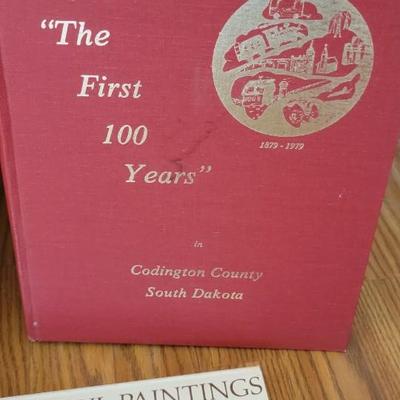 Bookshelf with books