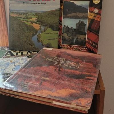 Bookshelf with books