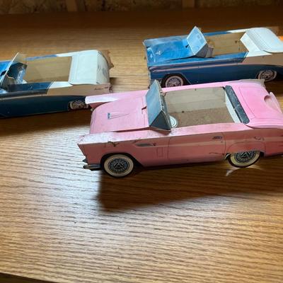 Vintage cardboard cars