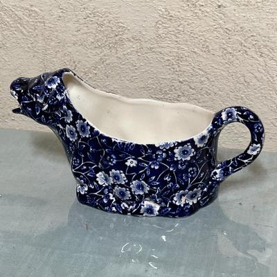 Lot 344 Ironstone Cow Creamer