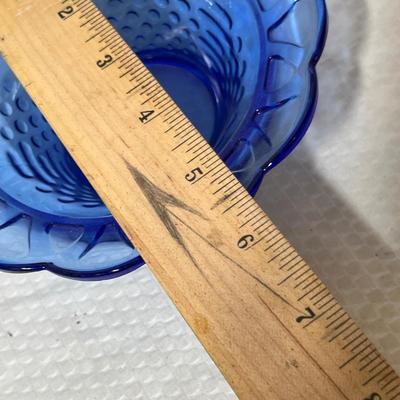 Lot 347 Cobalt Depression Glass