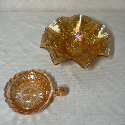 Lot 348 Carnival Glass pieces