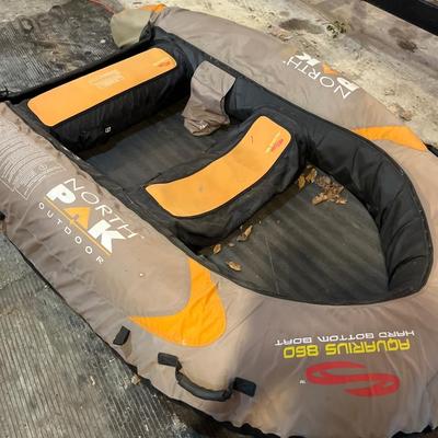 North pack outdoor hard bottom boat inflatable