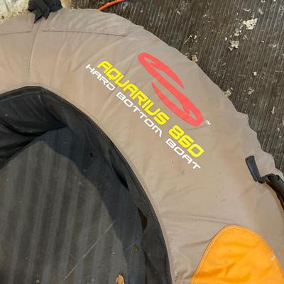 North pack outdoor hard bottom boat inflatable