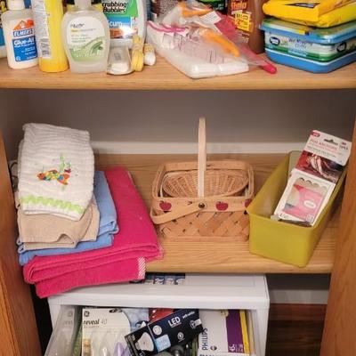 Misc bath room plus cleaning