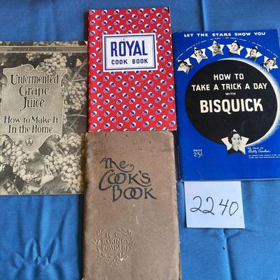 Vintage Cookbook Lot
