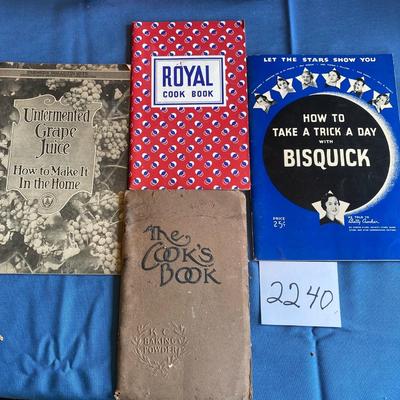 Vintage Cookbook Lot