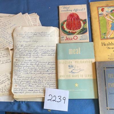 Vintage Cookbooks and Recipes