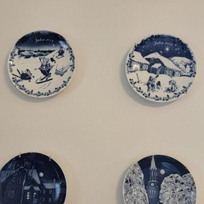 20 misc Porsgrund collector plates