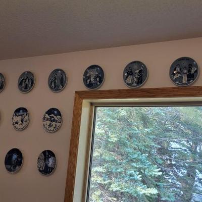 20 misc Porsgrund collector plates