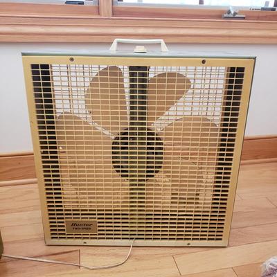 Two Hunter Two-Speed Box Fans (LLR-KD)