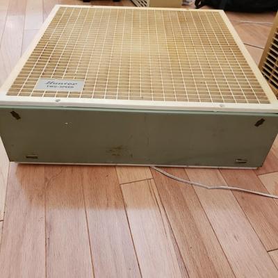 Two Hunter Two-Speed Box Fans (LLR-KD)