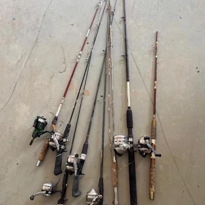 Fishing rods and reels