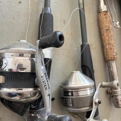 Fishing rods and reels