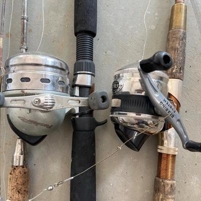 Fishing rods and reels