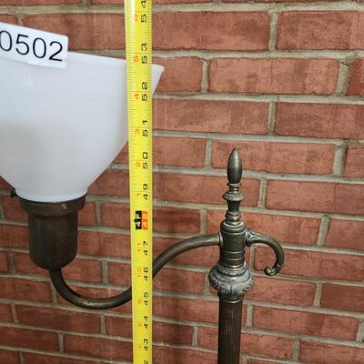 Vintage Metal Floor Lamp 53"