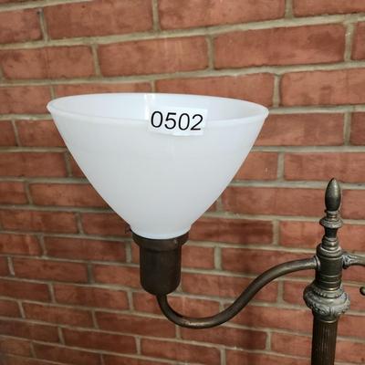 Vintage Metal Floor Lamp 53"
