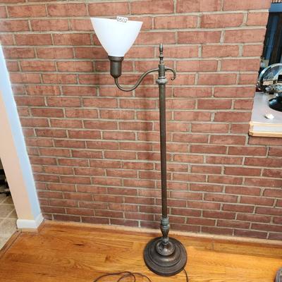 Vintage Metal Floor Lamp 53"
