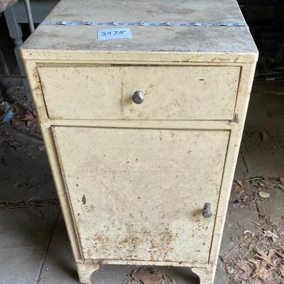 Vintage Steel Medical Cabinet