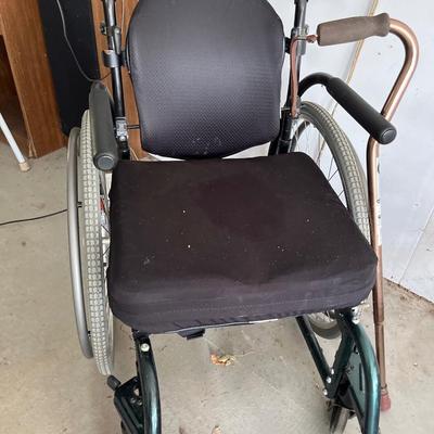 Wheelchair & cane