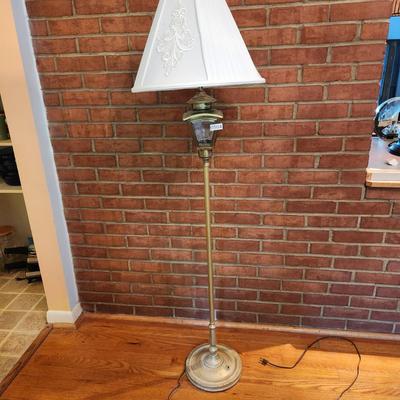 Dual Light Floor Lamp Foot and Hand Switch