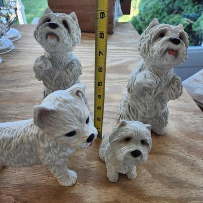 Lenox & Sandcast West Highland Terriers