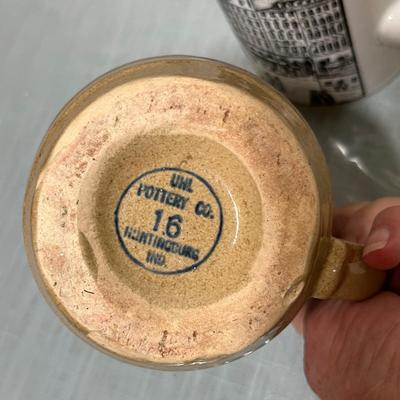 Lot 354 Stone ware mugs