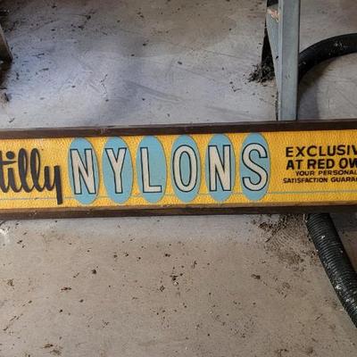 Chantilly Nylon sign