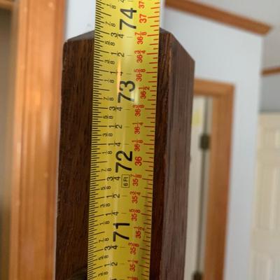 Antique Oak Hall Tree