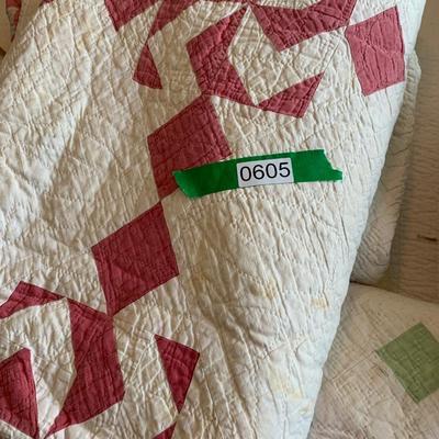 TWO Vintage Handmade Quilts