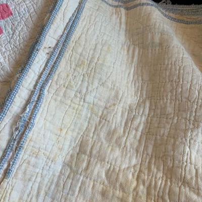 TWO Vintage Handmade Quilts
