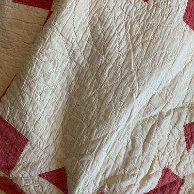 TWO Vintage Handmade Quilts