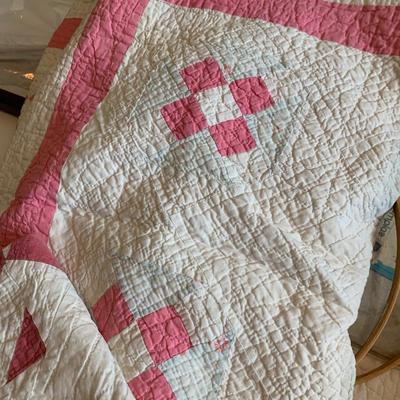 TWO Vintage Handmade Quilts