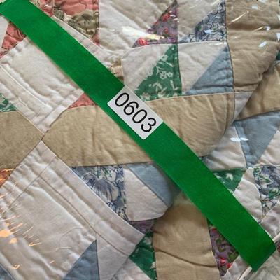 THREE Vintage Handmade Quilts