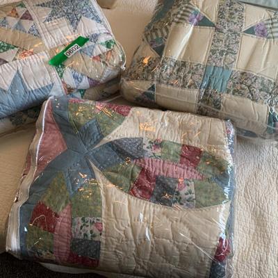 THREE Vintage Handmade Quilts