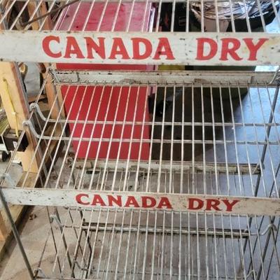 Vintage Canada Dry sales rack