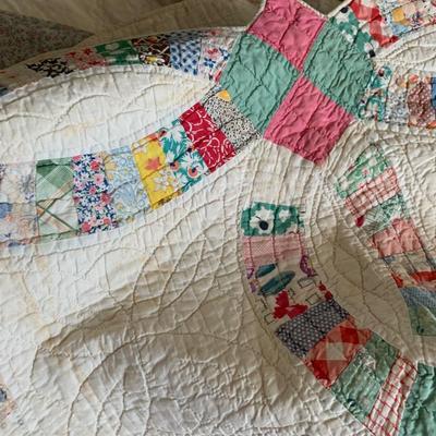 TWO Vintage Handmade Quilts