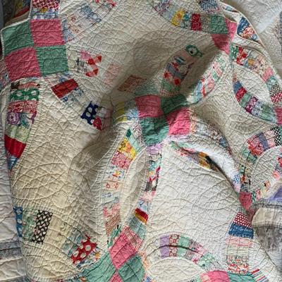 TWO Vintage Handmade Quilts