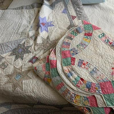 TWO Vintage Handmade Quilts