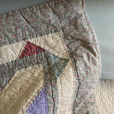 TWO Vintage Handmade Quilts