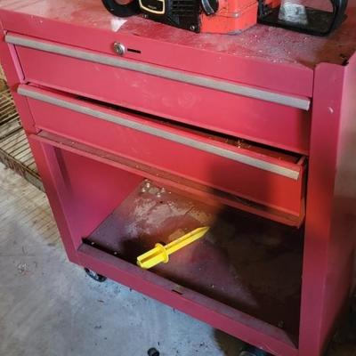 Tool storage and chain saw