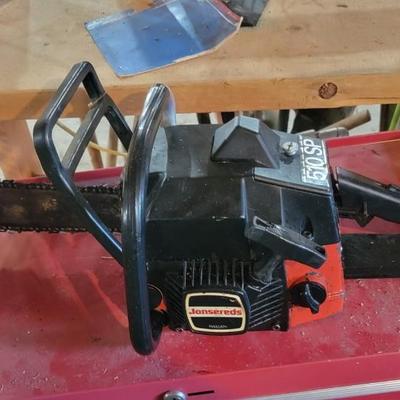 Tool storage and chain saw