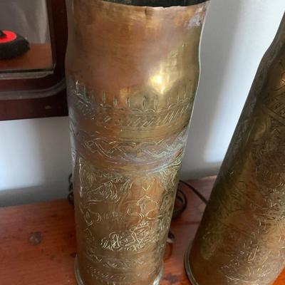 WWI Era Trench Art / Lamps