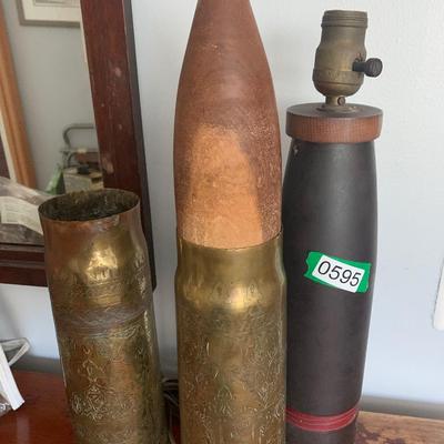 WWI Era Trench Art / Lamps