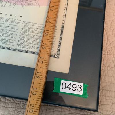 Framed Vintage Map - Brandywine