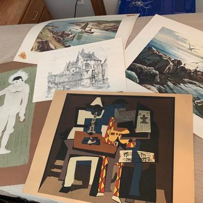 Mid Century Prints Lot