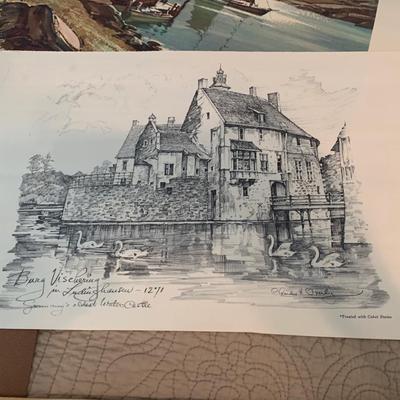 Mid Century Prints Lot